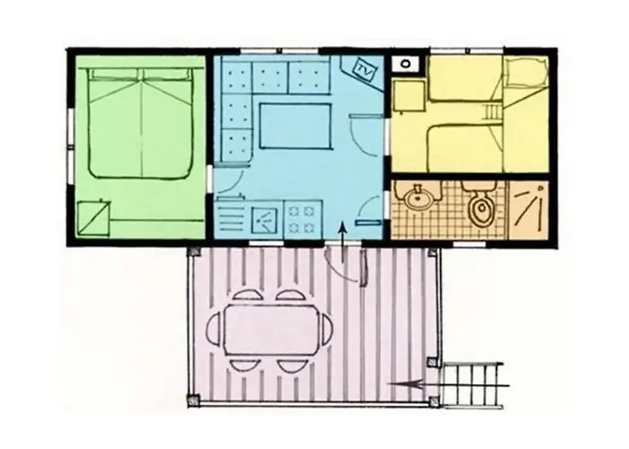 露营国际米兰迪卡斯特儿福萨诺酒店